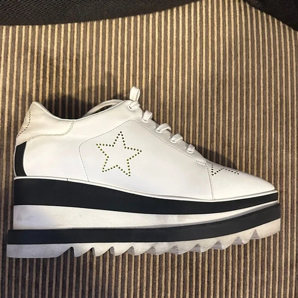 Stella McCartney White Star Sneakers - Picture 3 of 14